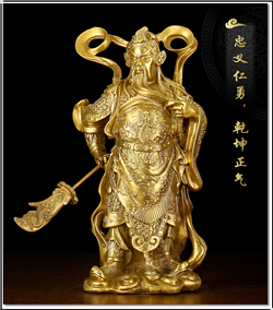 銅關(guān)公風水擺件